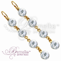 REGINA 6,5 см серьги crystal 5540-1111-7005