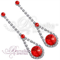 LAFITA серьги light siam /crystal 5540-3074-7136