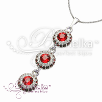 TARA подвеска light siam /crystal / siam 5530-0313-7136