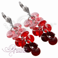 SELENA серьги rose peach, light siam, siam 5540-0820-7066